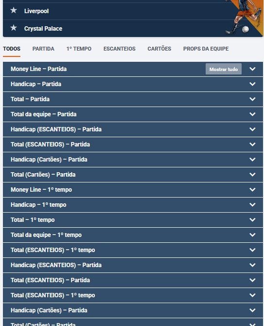 Exemplo de cotações